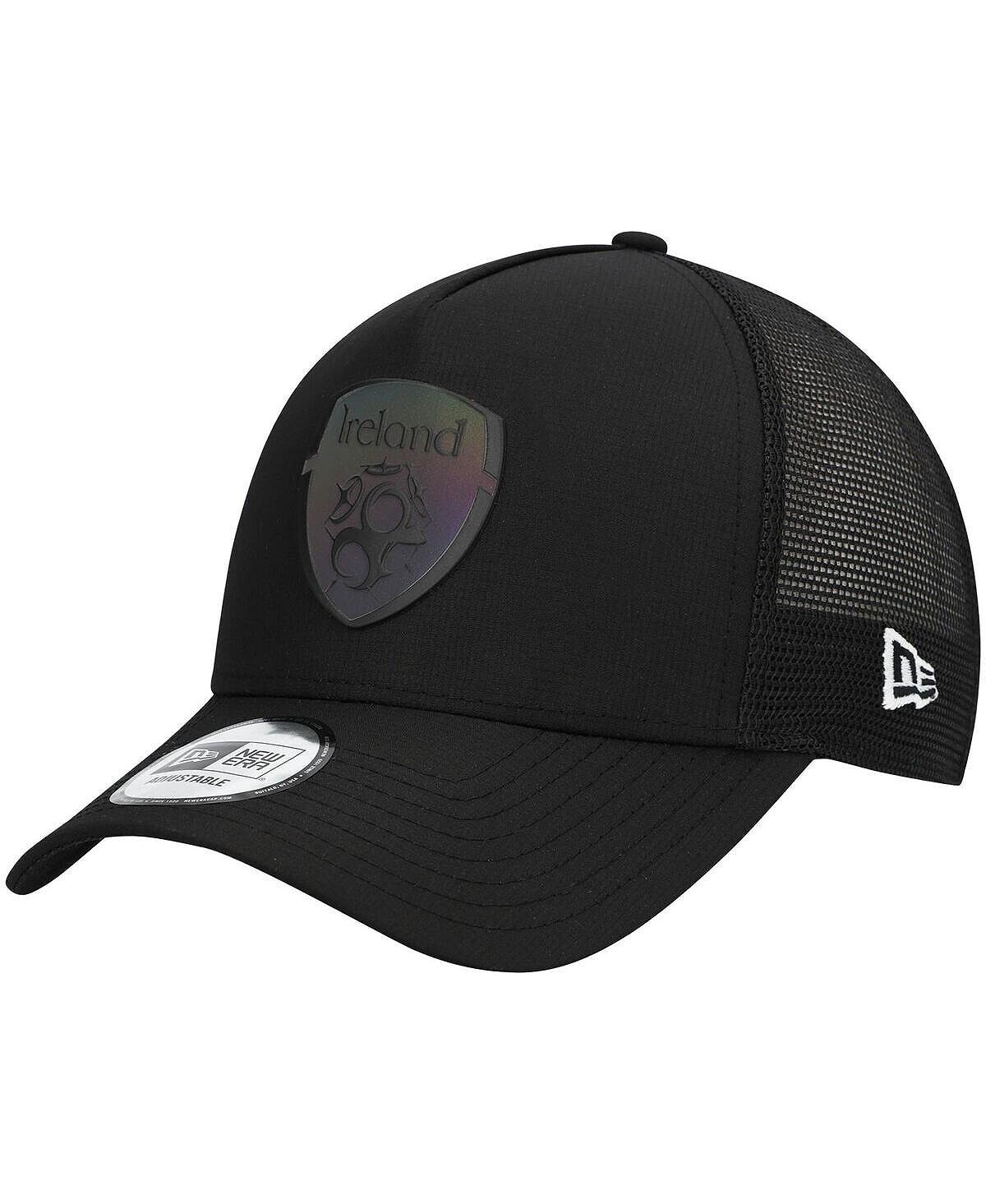 

Мужская черная переливающаяся кепка Trucker Snapback Ireland National Team 9FORTY New Era