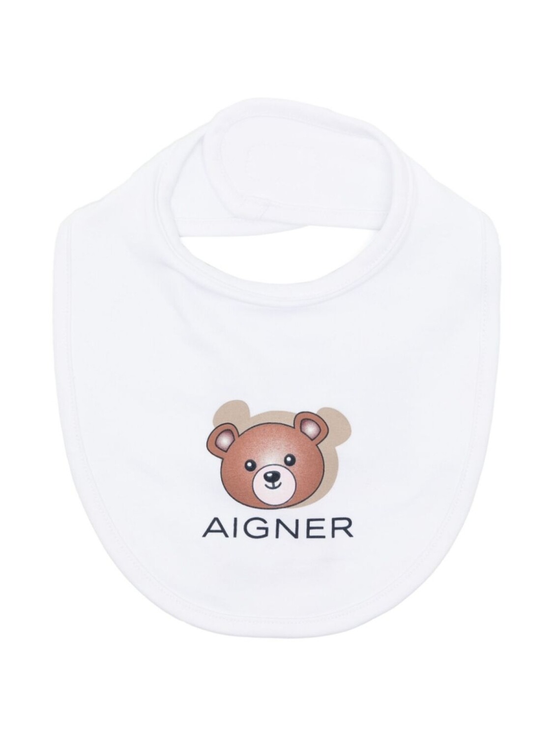 

Aigner Kids нагрудник с логотипом, белый