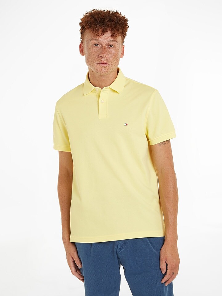 

Поло Tommy Hilfiger, желтый