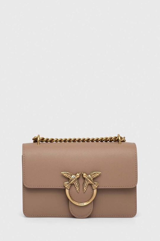 

Кожаная сумочка Pinko, бежевый