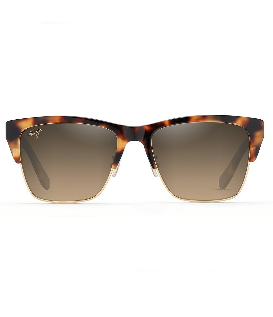 

Солнцезащитные очки Maui Jim Perico PolarizedPlus2 квадратные 56 мм, коричневый
