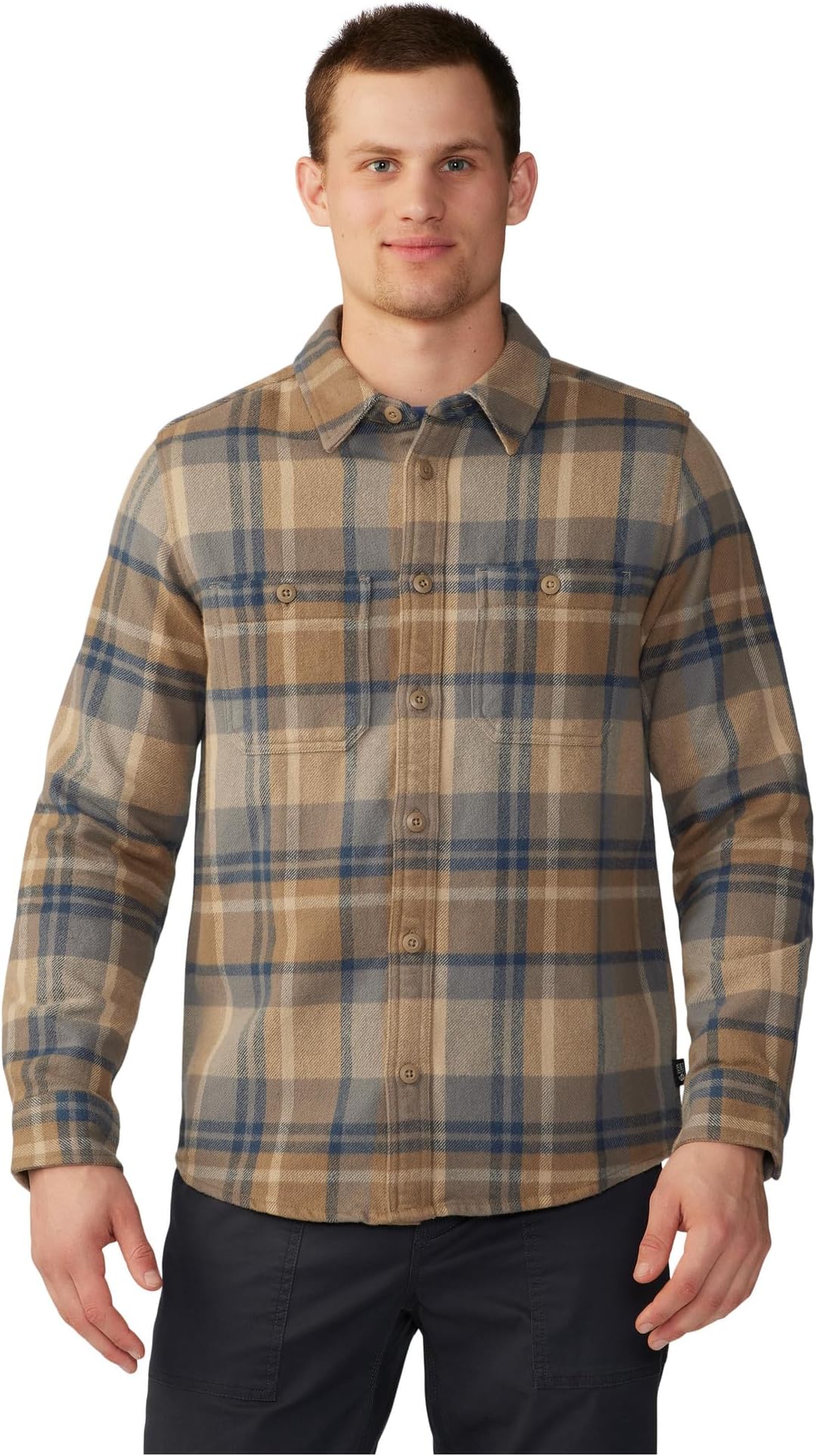 Рубашка Plusher с длинным рукавом Mountain Hardwear, цвет Trail Dust Amsterdam Plaid кольцо easton mountain products trail basket