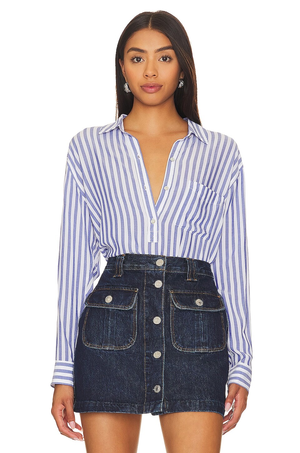 

Топ Rails Bella, цвет Blue White Stripe