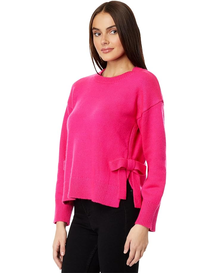 

Свитер English Factory Side Tie Crew Neck, цвет Fuchsia