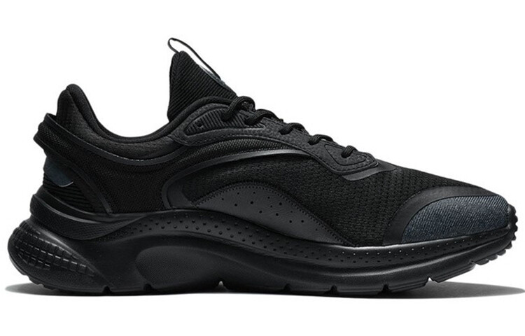 

LINING Liuyun Lifestyle Shoes Men Low-top Black/flower Grey Dark Black
