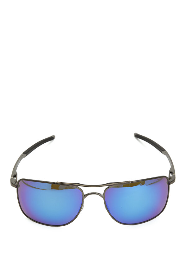 Серебряные мужские солнцезащитные очки Oakley