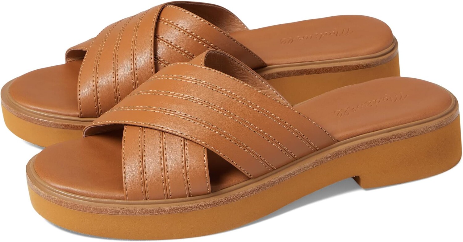 

Сандалии на плоской подошве The Alina Platform Sandal Madewell, цвет Desert Camel