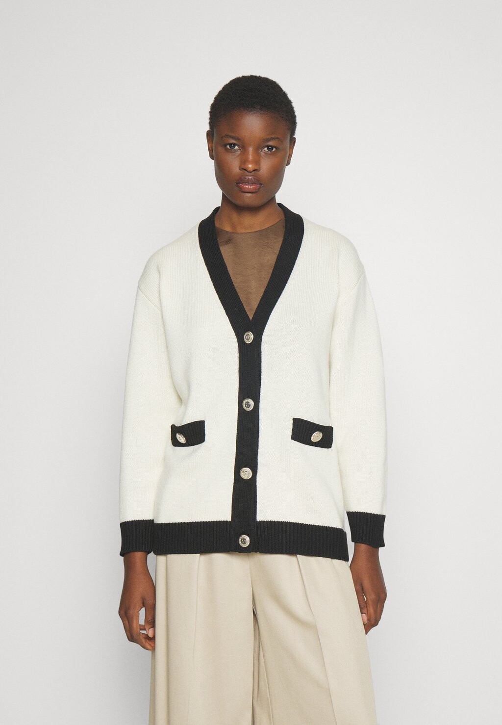 

Кардиган Mindy Claudie Pierlot, цвет ecru