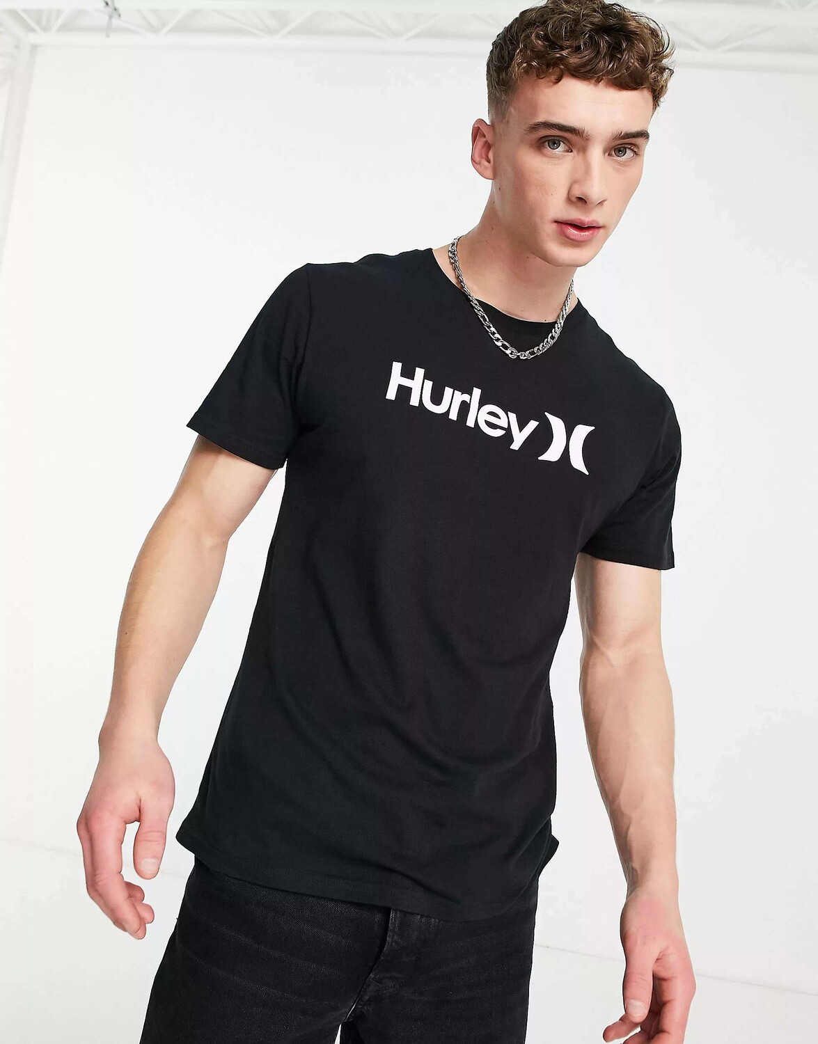 

Черная футболка Hurley Everyday One and Only, Черный