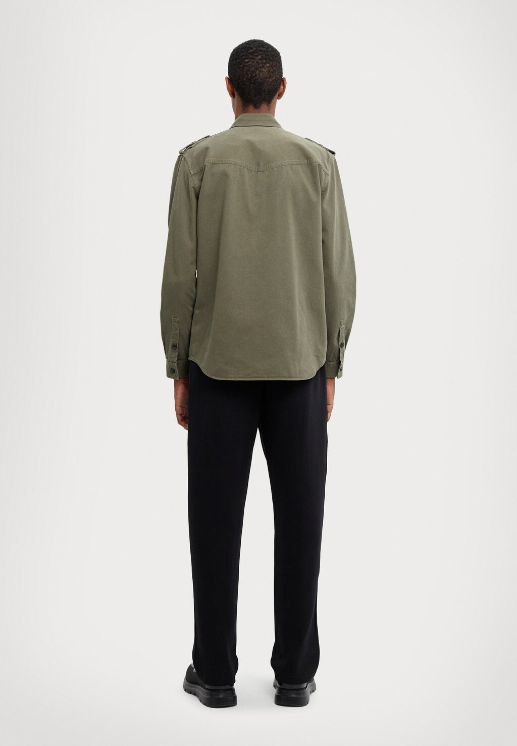 

Рубашка CHEMISE The Kooples, оливковый