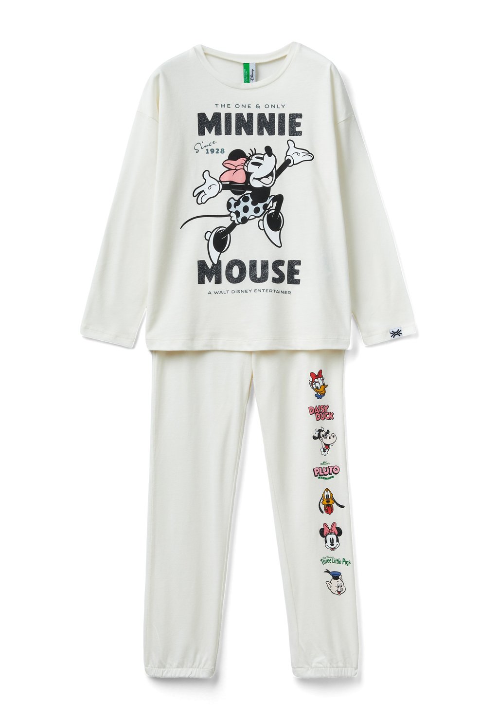 

Пижама Minnie In Blend United Colors of Benetton, белый