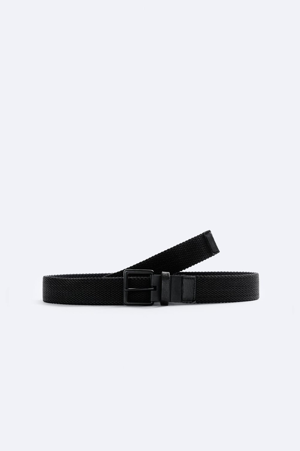 

Двусторонний эластичный ремень ZARA, черный