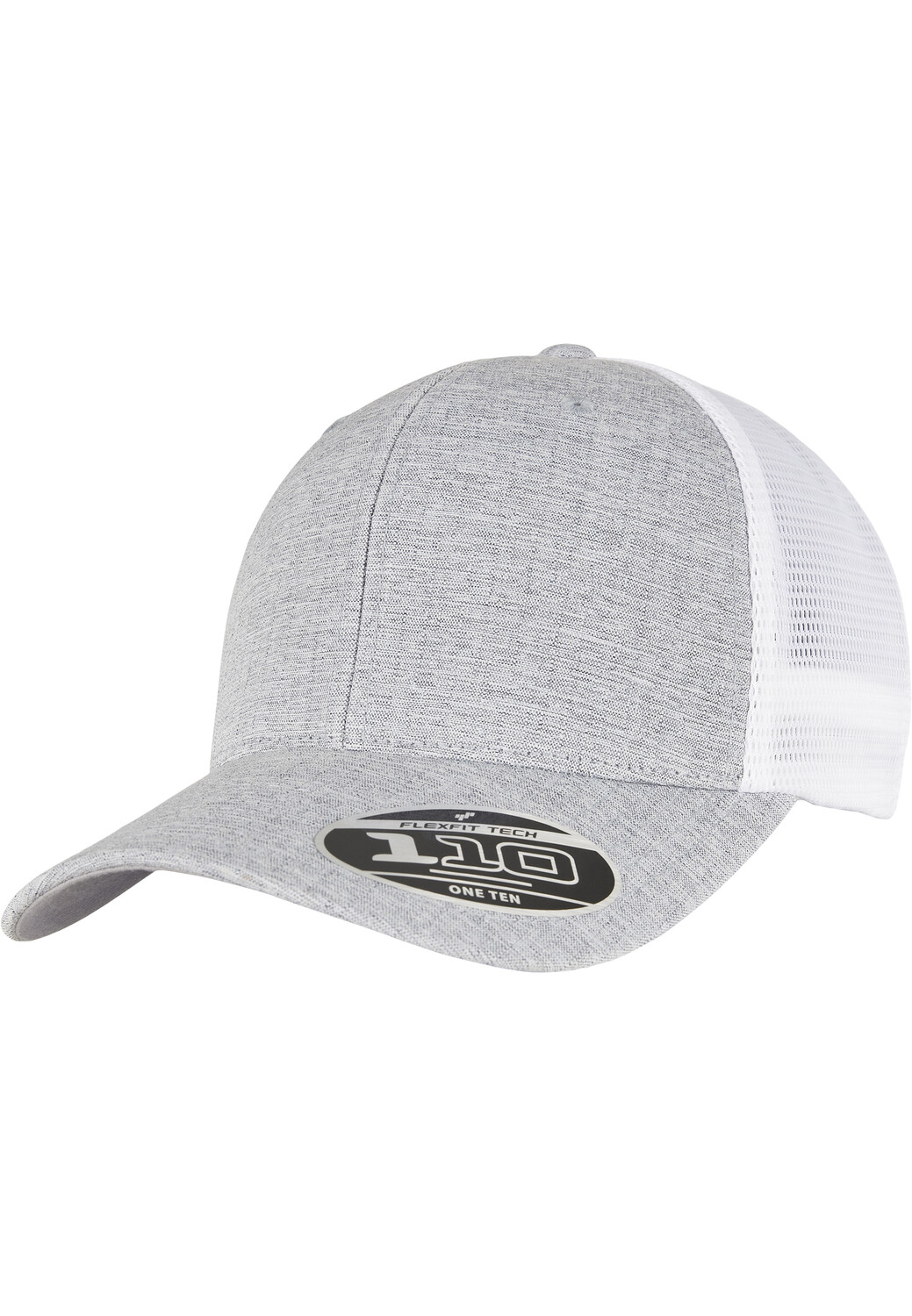

Бейсболка Flexfit, цвет melange silver/white