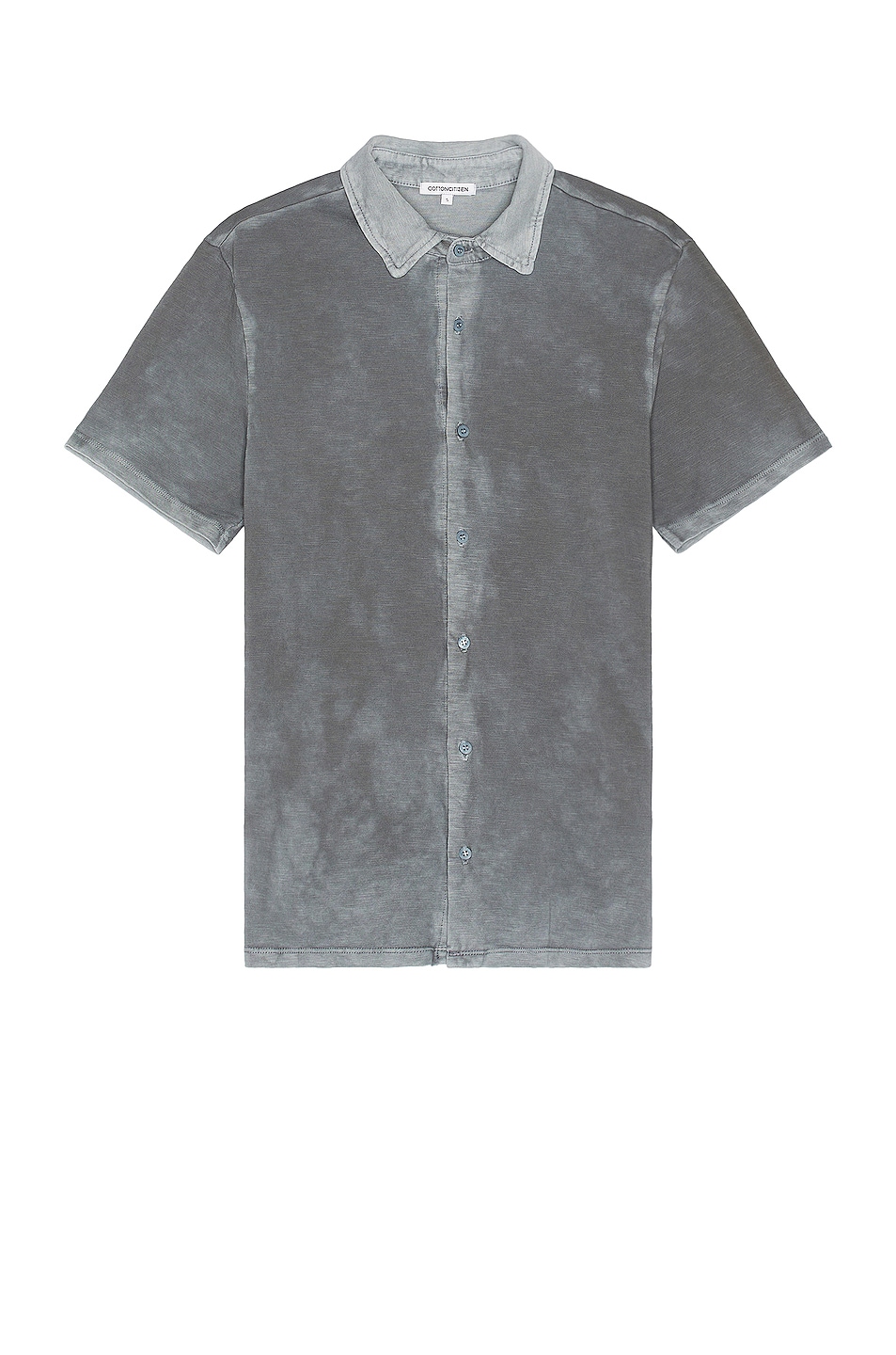 Рубашка Cotton Citizen Presley Short Sleeve Buttondown, цвет Vintage Natural Blue цена и фото