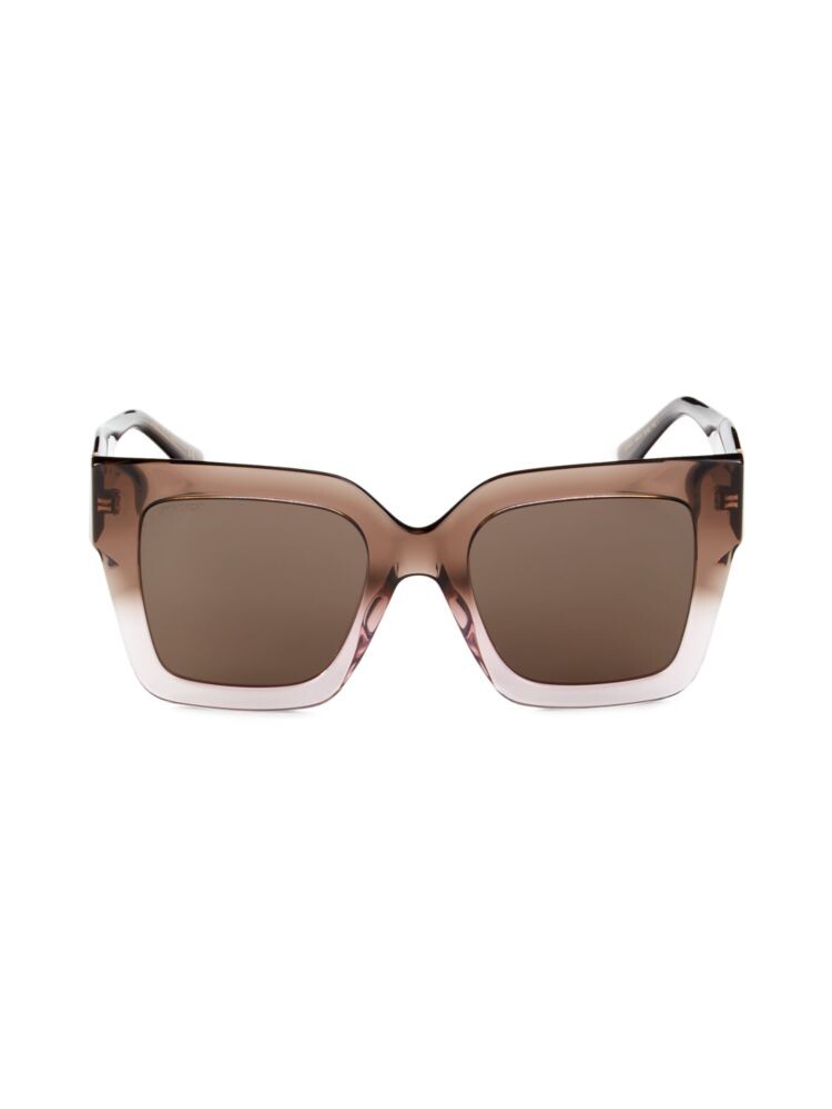 

Квадратные солнцезащитные очки Edna 52MM Jimmy Choo, коричневый