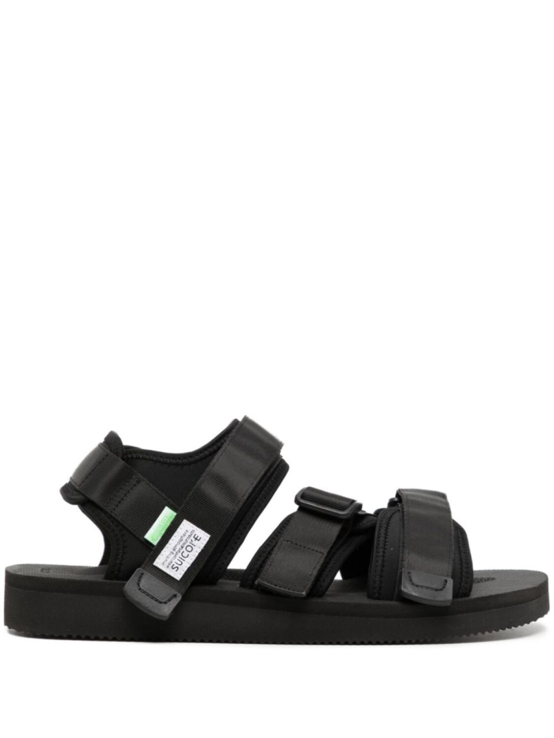 

Suicoke сандалии Kisee-Cab с нашивкой-логотипом, черный