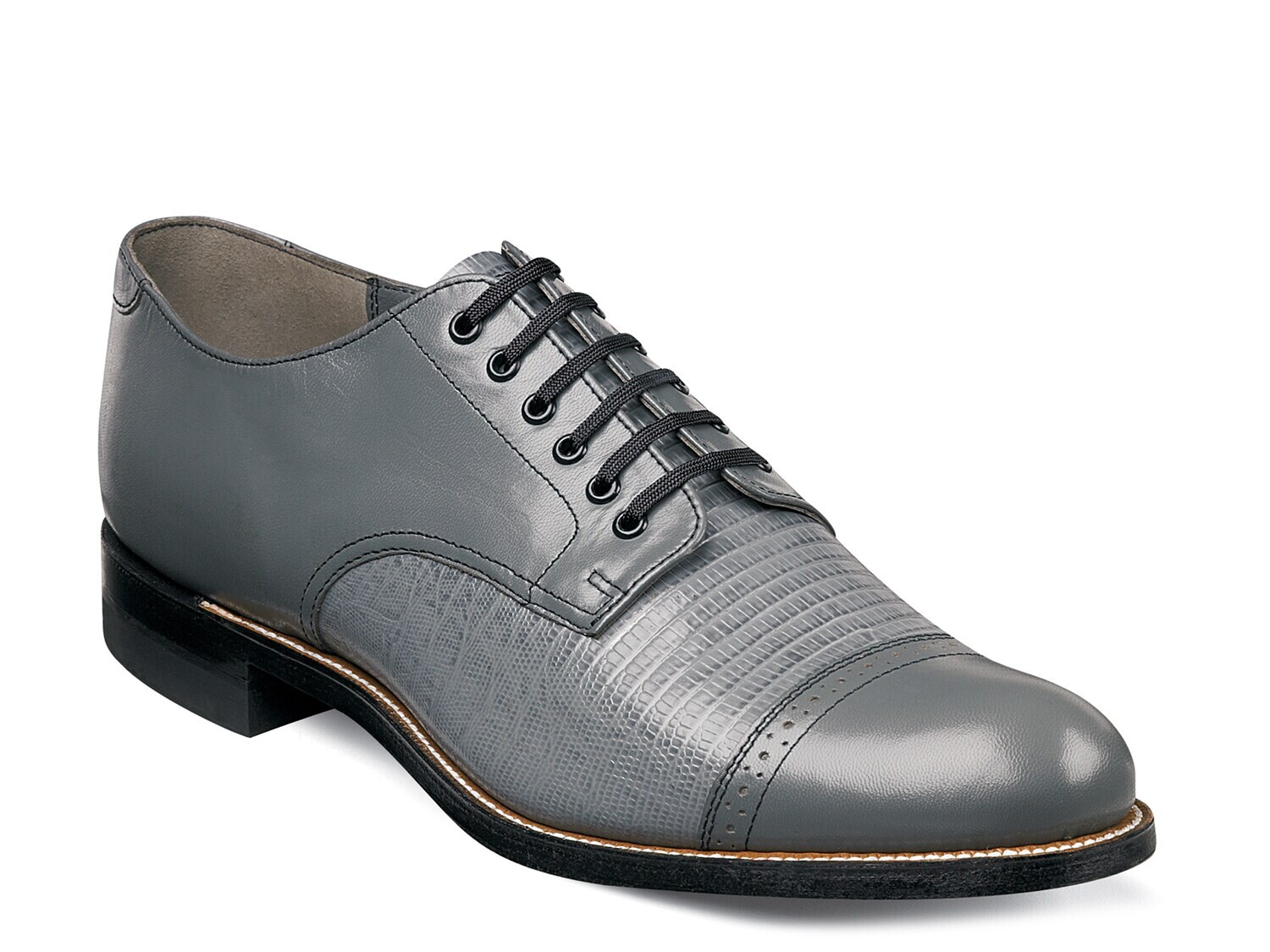 

Туфли-оксфорды Stacy Adams Madison Cap Toe, серый
