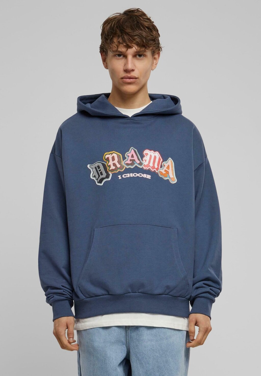 

Толстовка Drama I Chose Ultra Heavy Upscale by Mister Tee, цвет vintageblue