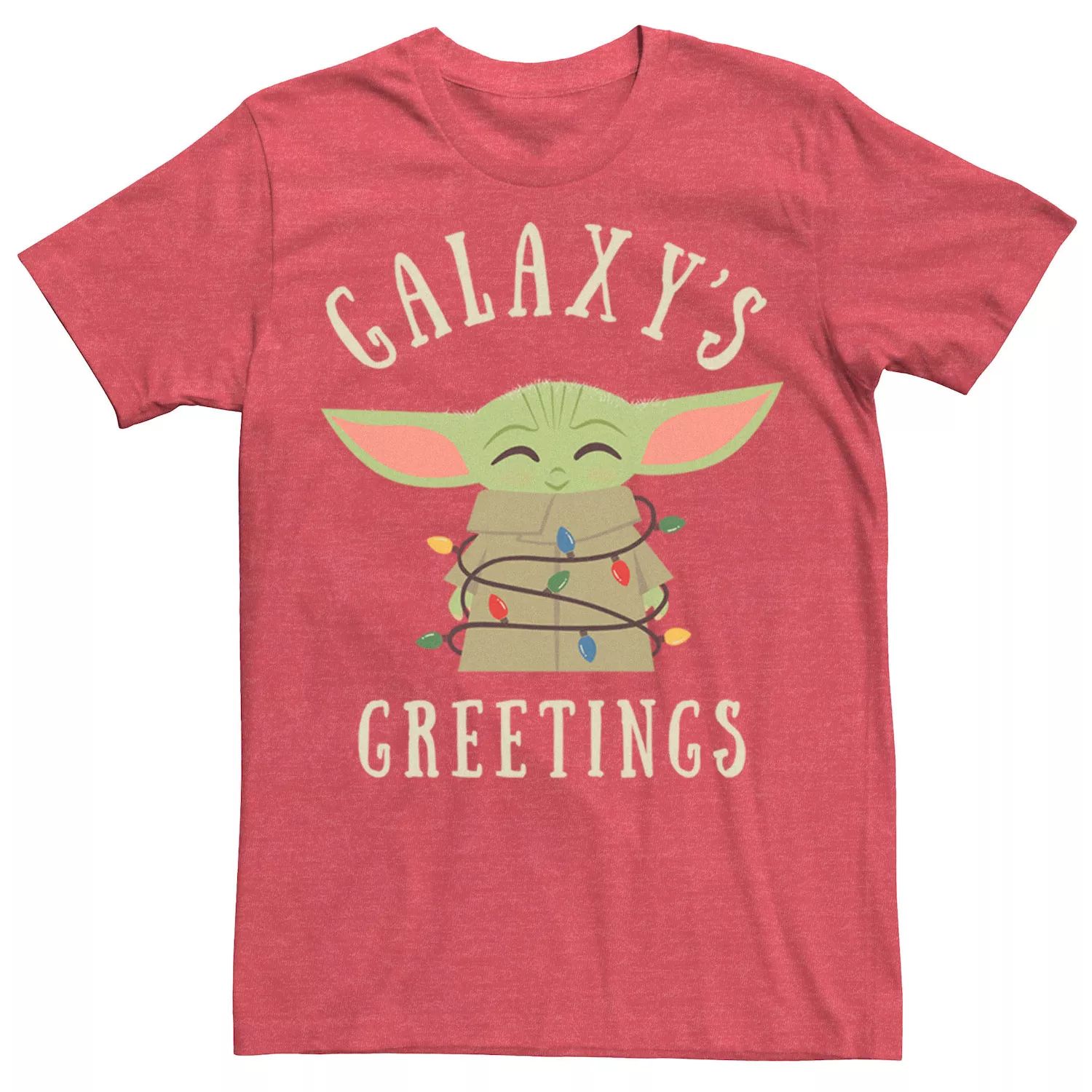 цена Мужская футболка Mandalorian The Child aka Baby Yoda Galaxy's Greetings Star Wars