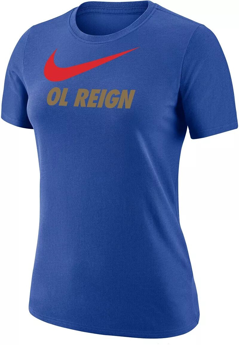 

Женская футболка Nike OL Reign FC Swoosh Dri-FIT Royal
