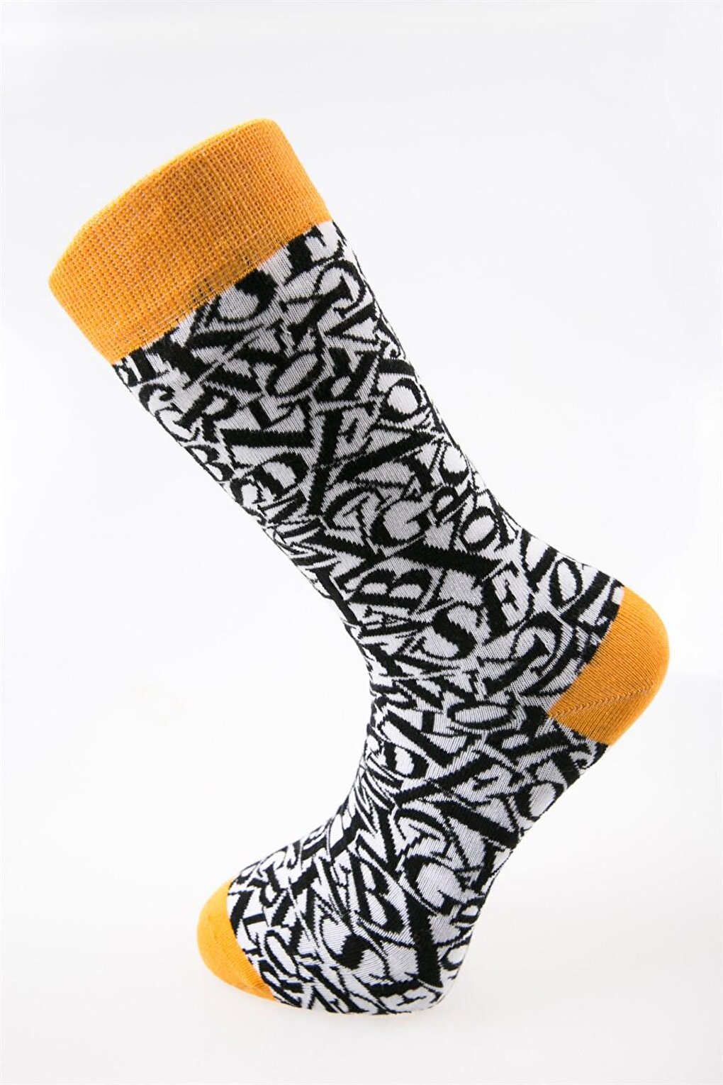 Красочные носки с узором в виде алфавита Cozzy Socks inforce ph3x125 желто черный