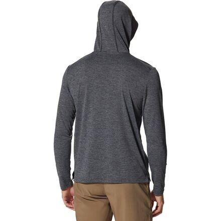 

Толстовка с солнцезащитным кремом мужская Mountain Hardwear, цвет Dark Storm Heather, Серый