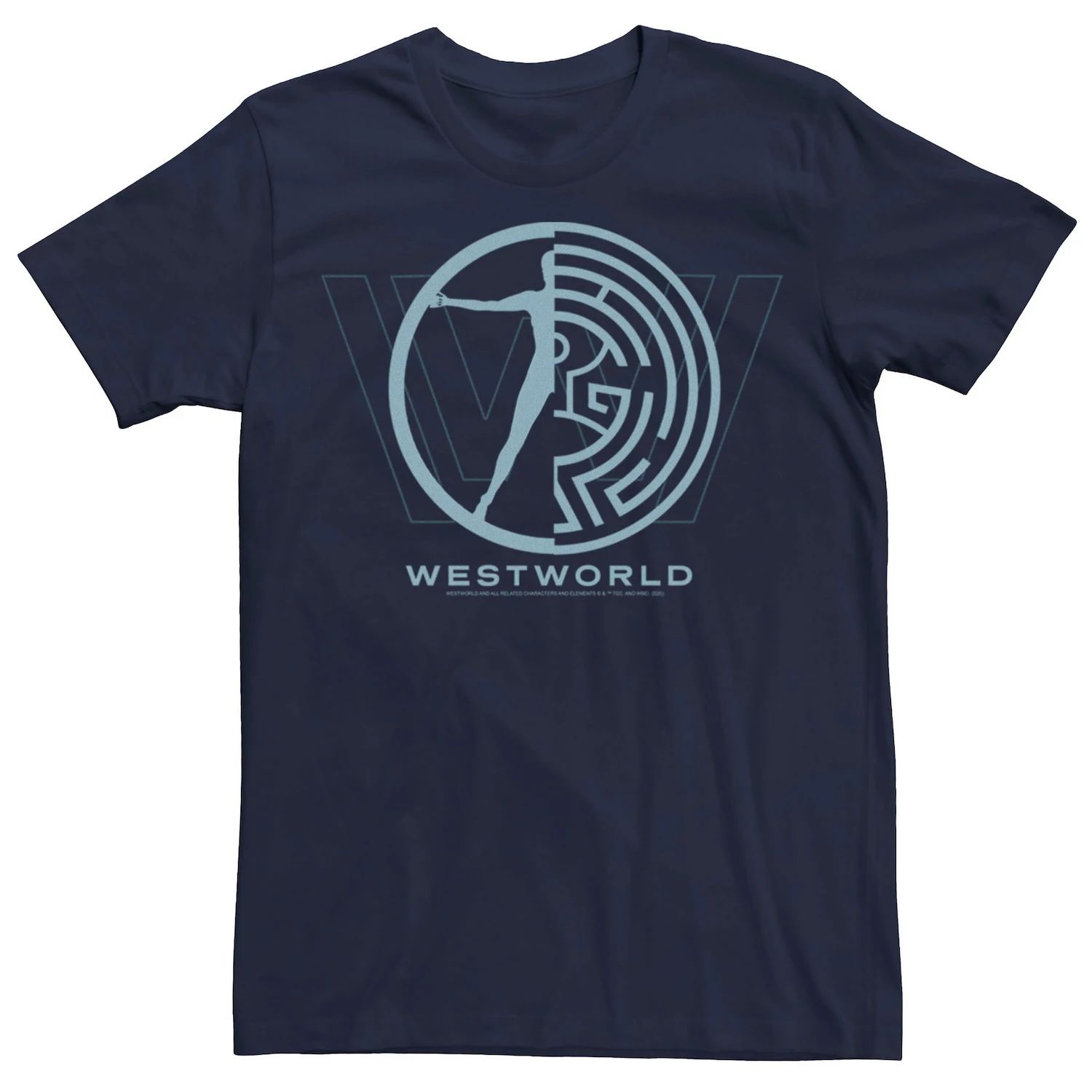 Мужская футболка с логотипом Westworld Mashup Licensed Character