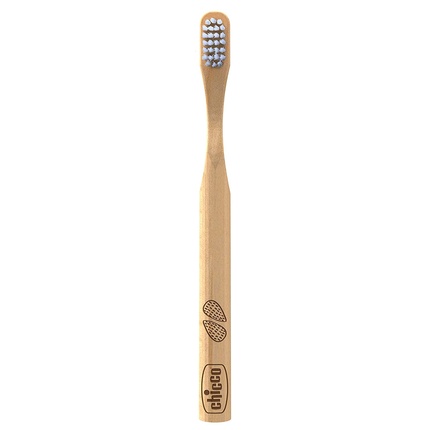 Chicco: Бамбуковая зубная щетка (от 3 лет) — 1 шт., Chicco chicco digibaby термометр цифровой 3 в 1 1 шт