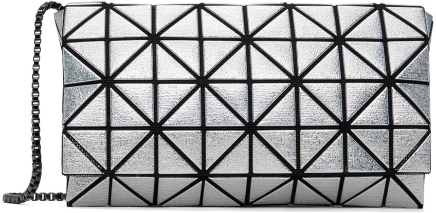 

Серебряная платиновая сумка-коробка Bao Bao Issey Miyake, цвет Silver