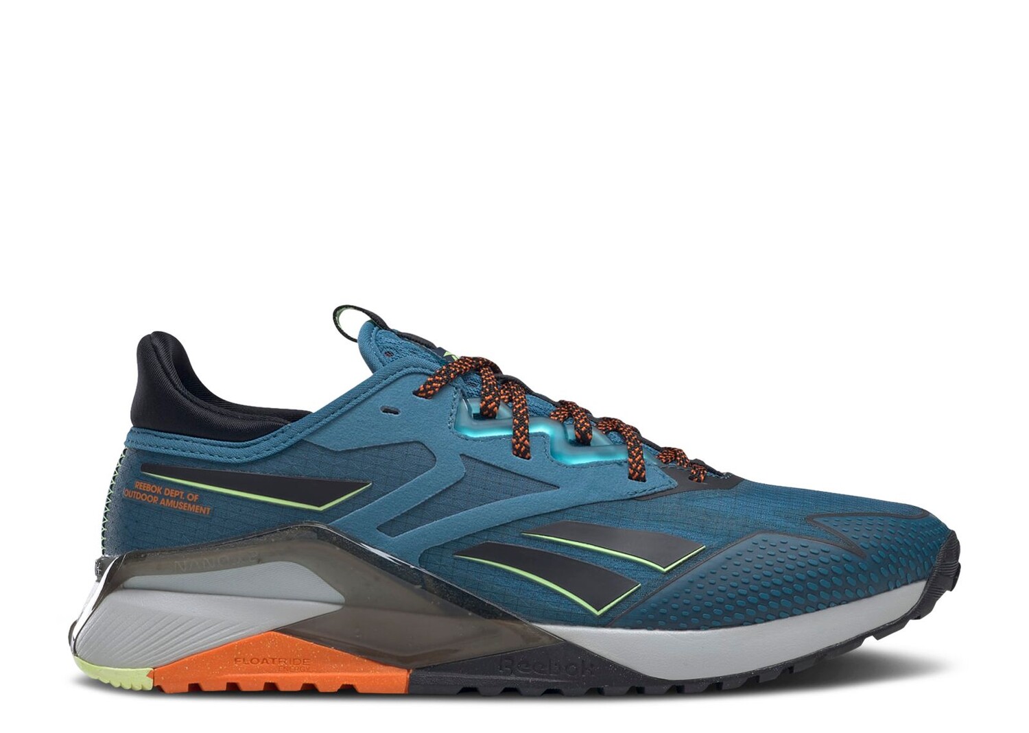 Кроссовки Reebok Nano X2 Tr Adventure 'Steely Blue Smash Orange', синий напульсник yonex wristband ac489 x2 orange