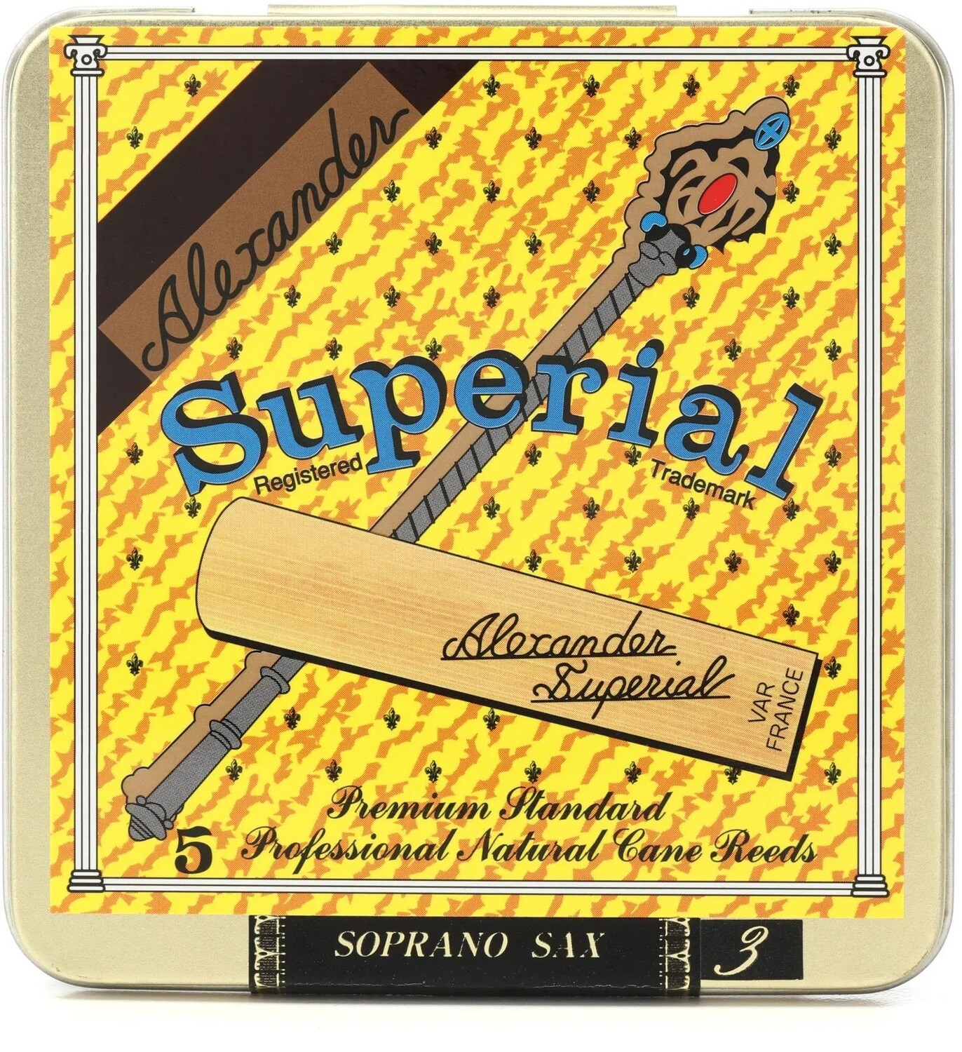 

Alexander Reeds Трость для саксофона-сопрано Alexander Superial - 3.0 (5 шт.)