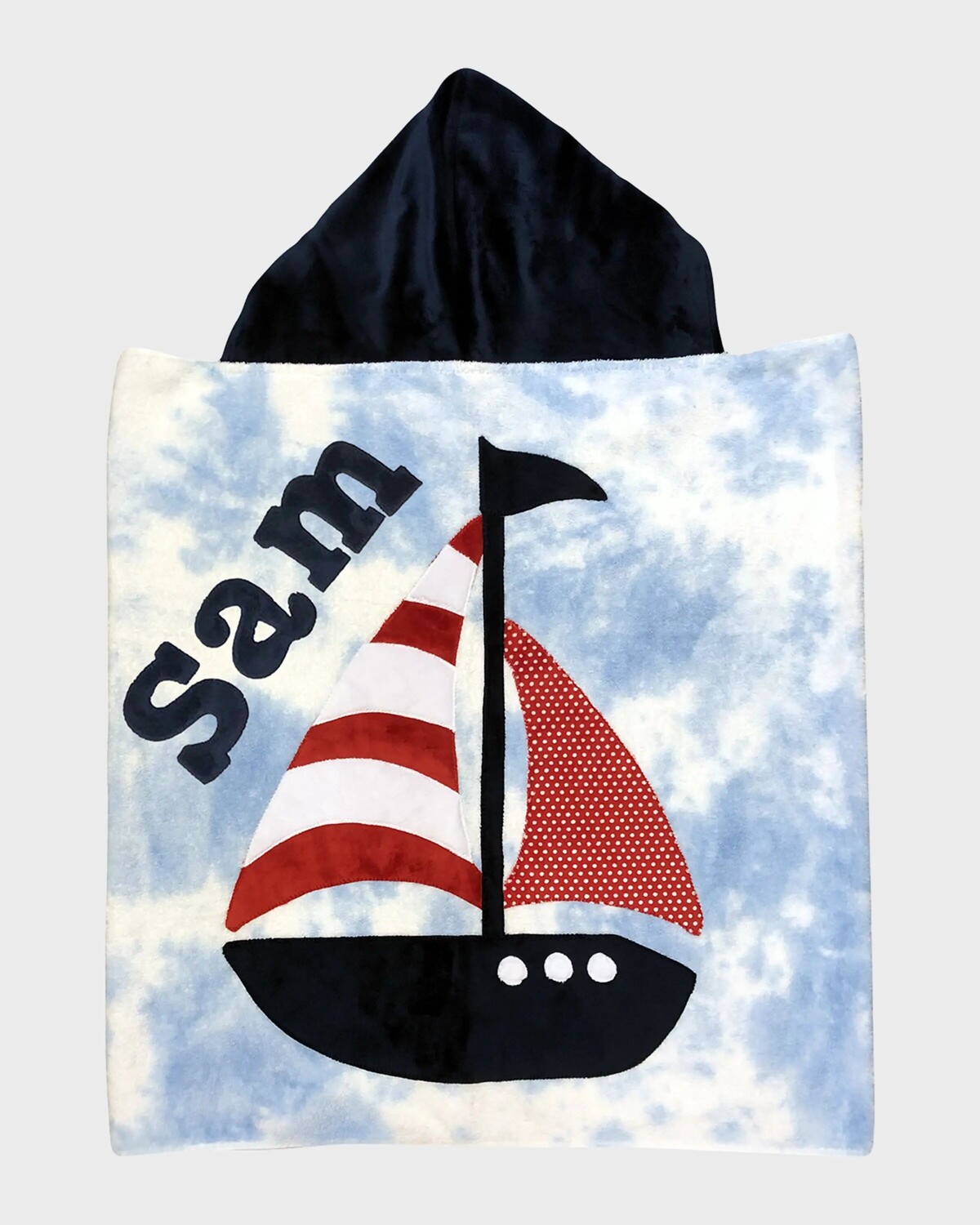 

Полотенце Sail Away для мальчика, персонализированное Boogie Baby, цвет Multi