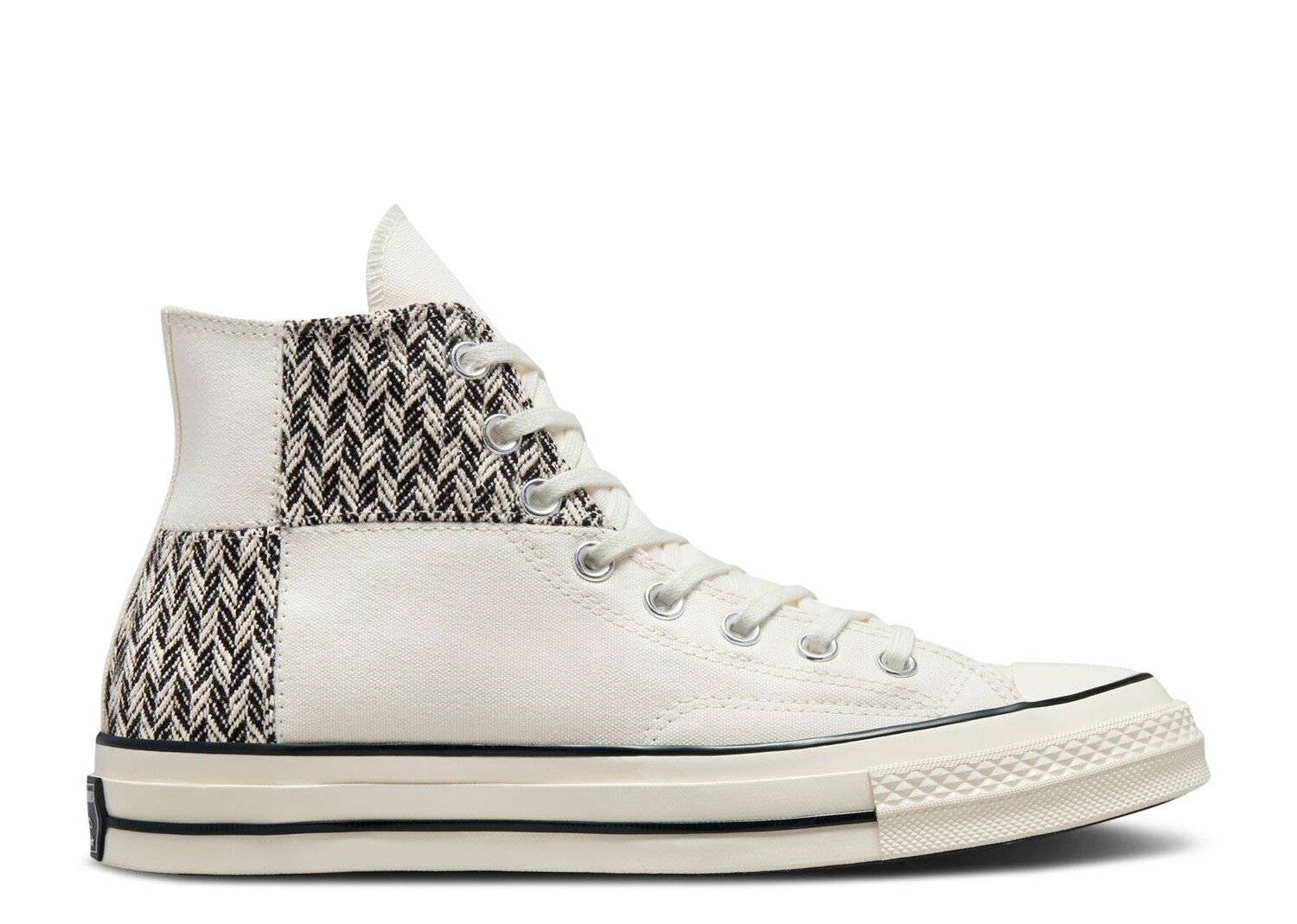 

Кроссовки Converse Chuck 70 High 'Herringbone Patchwork', кремовый, Бежевый