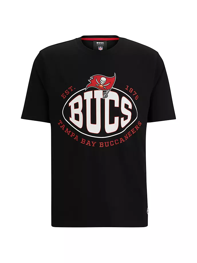 

Футболка BOSS x NFL из эластичного хлопка Boss, цвет bucs charcoal