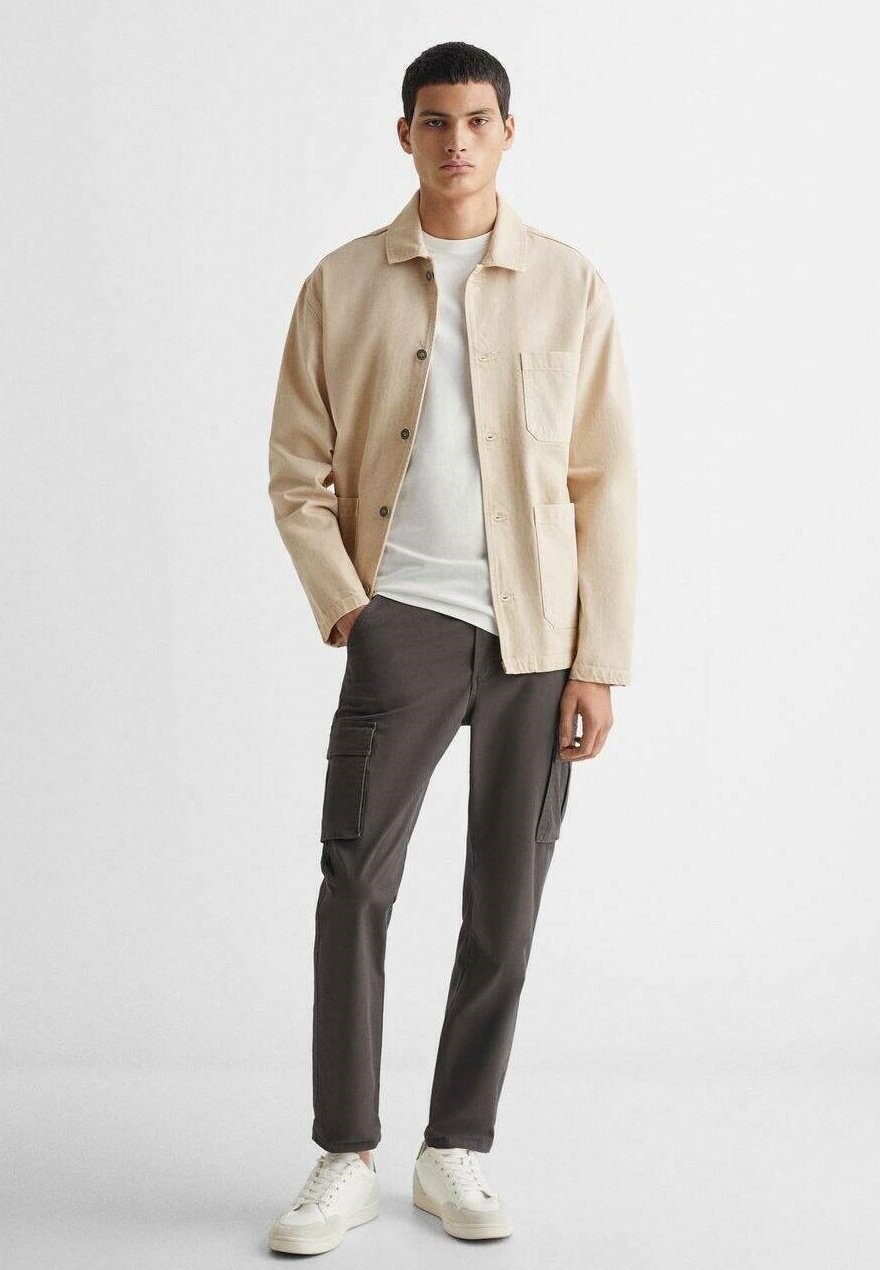 

Рубашка OVER Mango Kids, цвет beige