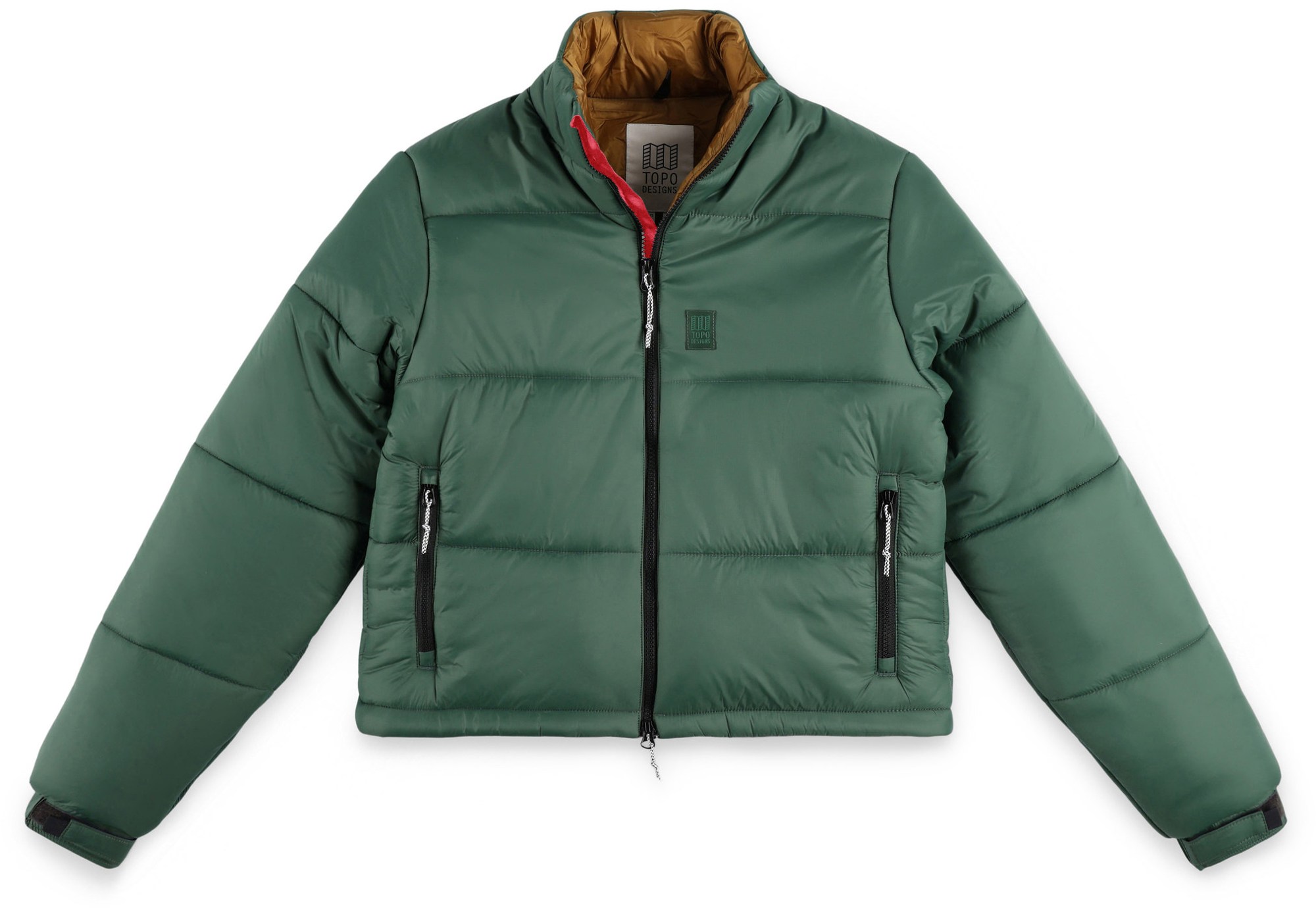 Утепленная куртка Mountain Puffer — женская Topo Designs, зеленый фото