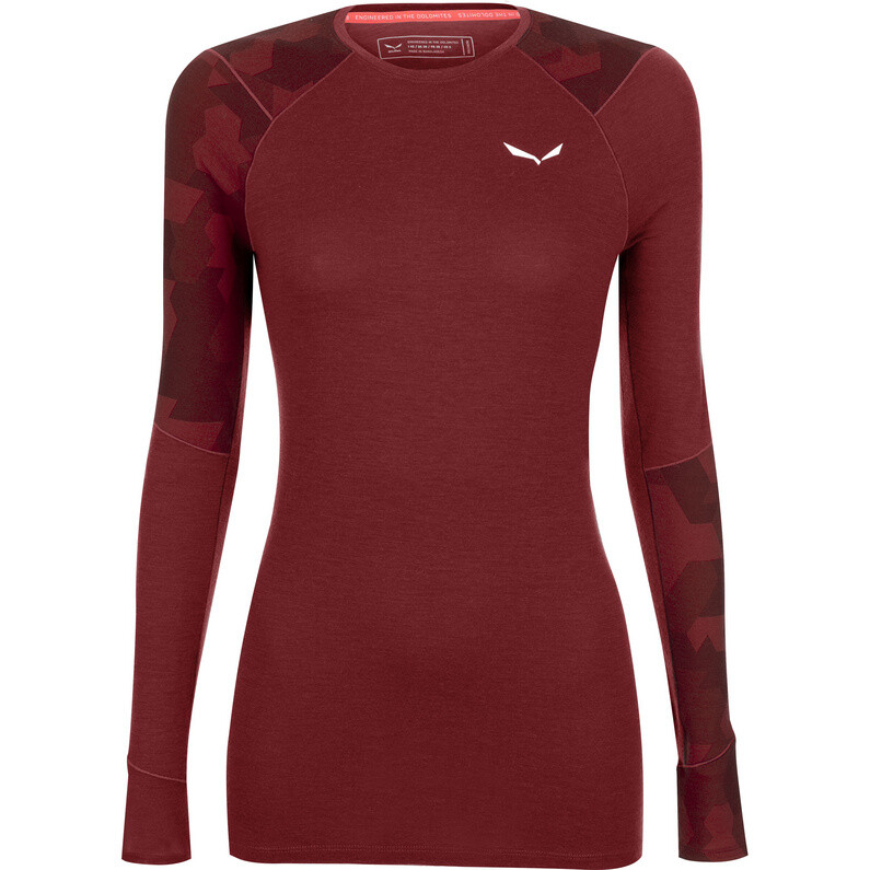 

Женская куртка Cristallo Warm AMR с длинным рукавом Salewa, красный