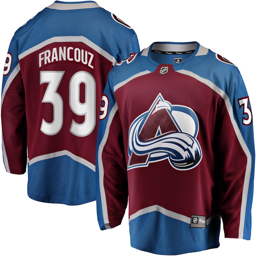 

Джерси Fanatics Branded Colorado Avalanche, бордовый