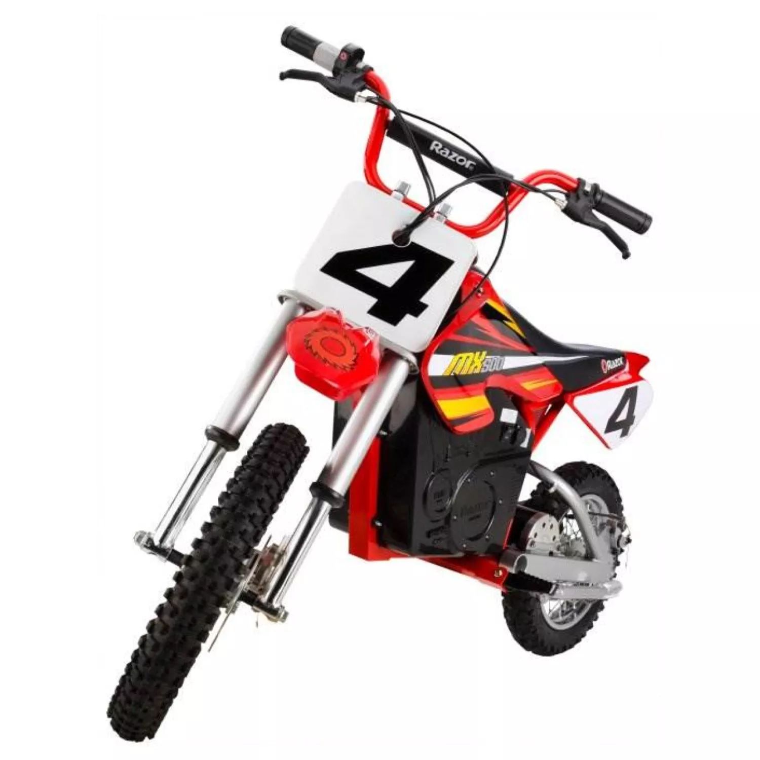 цена Razor MX500 Red Dirt Rocket электрический мотоцикл для бездорожья с высоким крутящим моментом для взрослых Razor