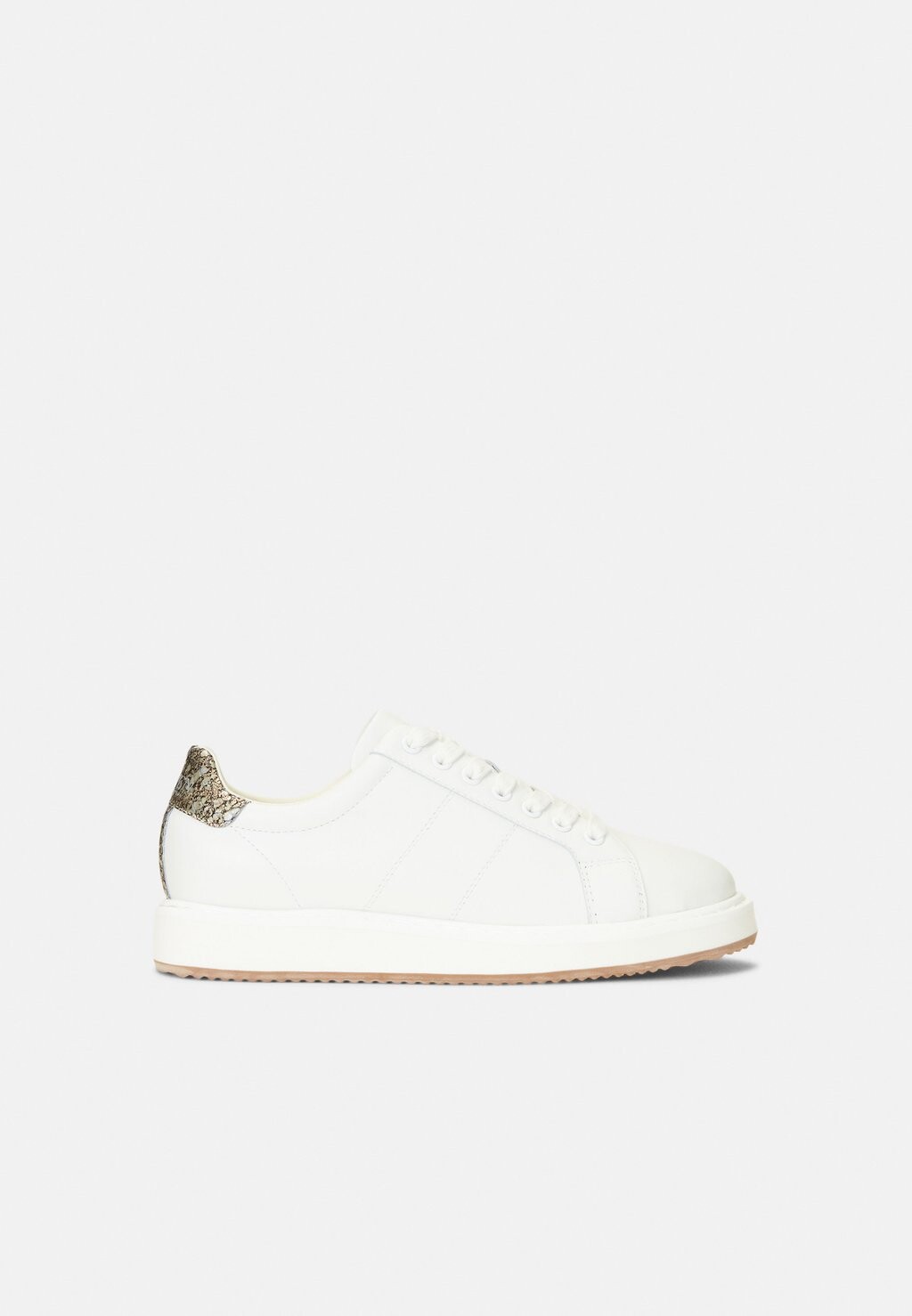 

Кроссовки NGELINE IV FAUX SNAKESKIN TRIM SNEAKER Ralph Lauren, белый