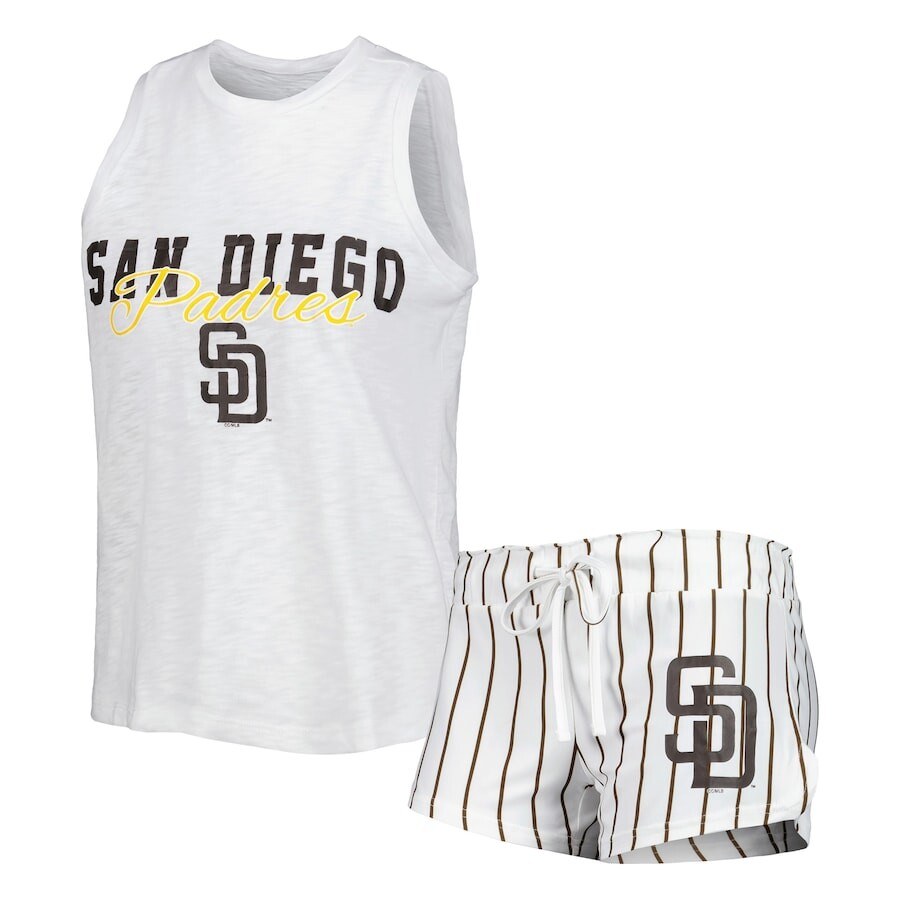 

Пижамный комплект Concepts Sport San Diego Padres, белый