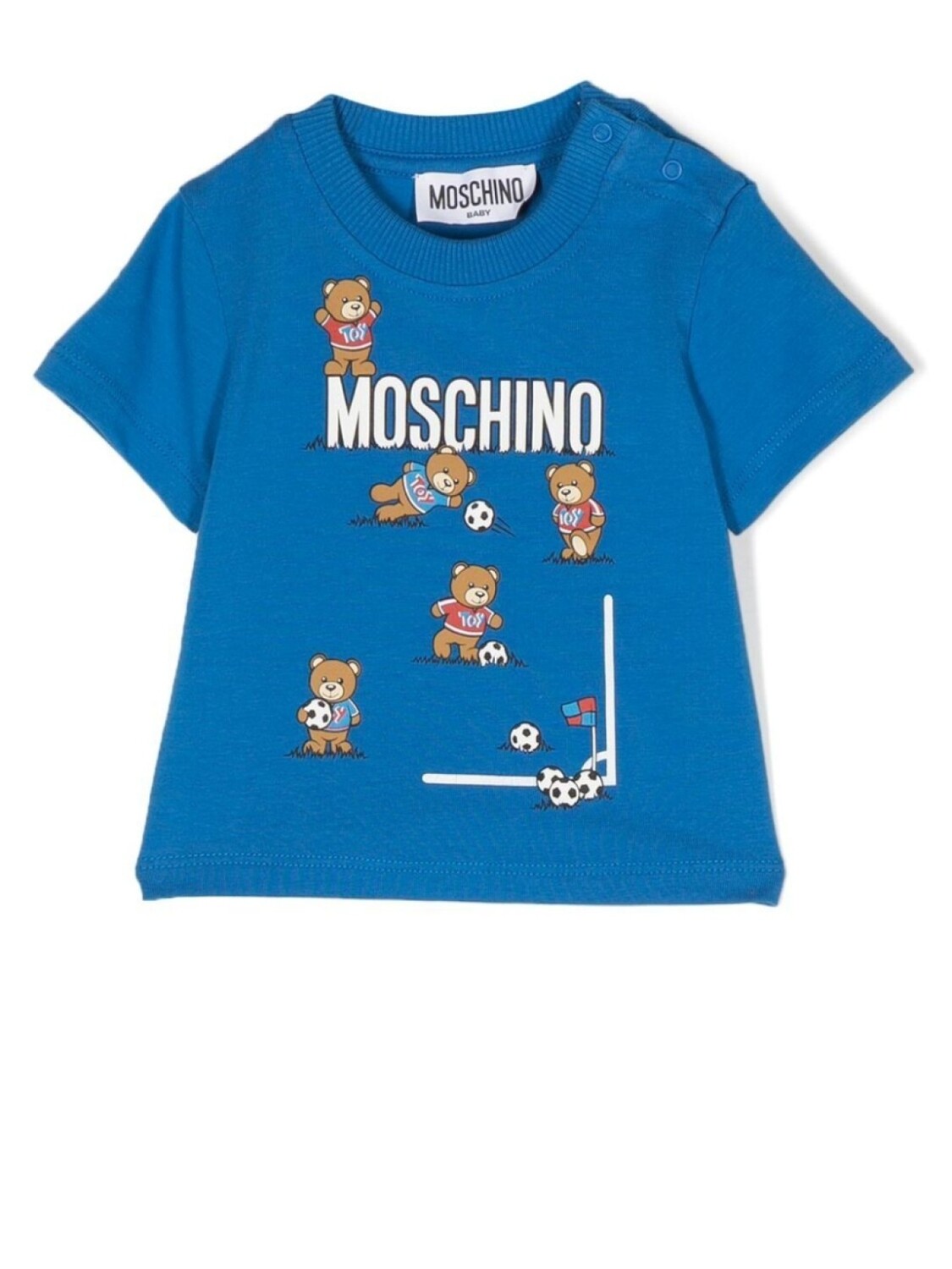 

Moschino Kids футболка Teddy Bear, синий
