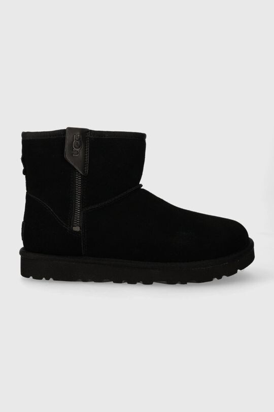 

Классические замшевые зимние ботинки Mini Bailey Zip Ugg, черный