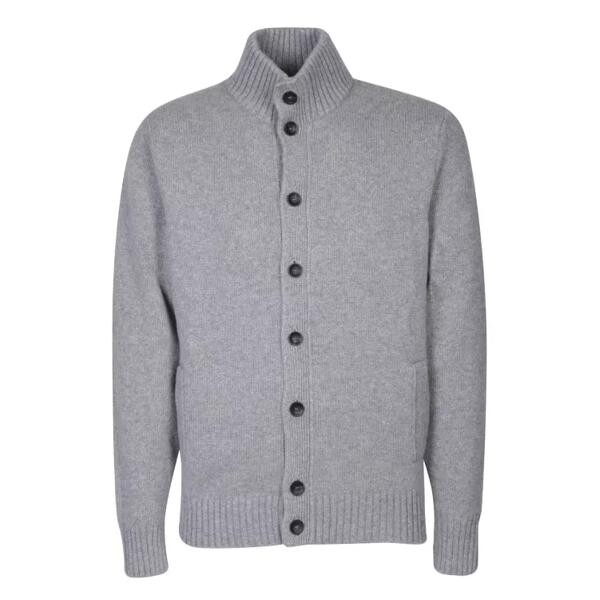 

Кардиган high neck cardigan Zanone, серый