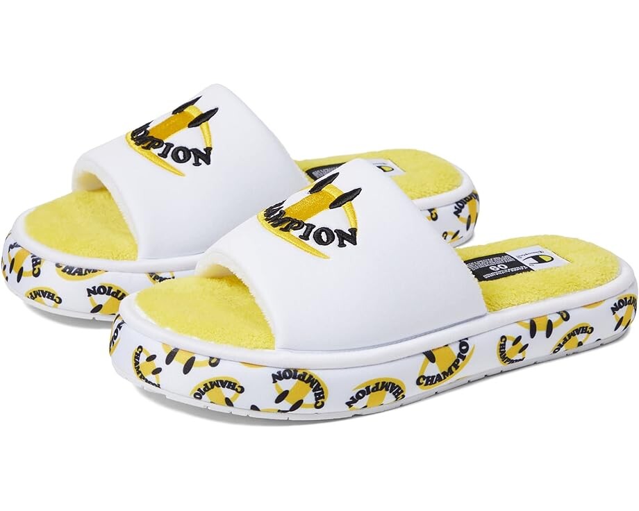 

Сандалии Champion Plush Smile, цвет White/Yellow