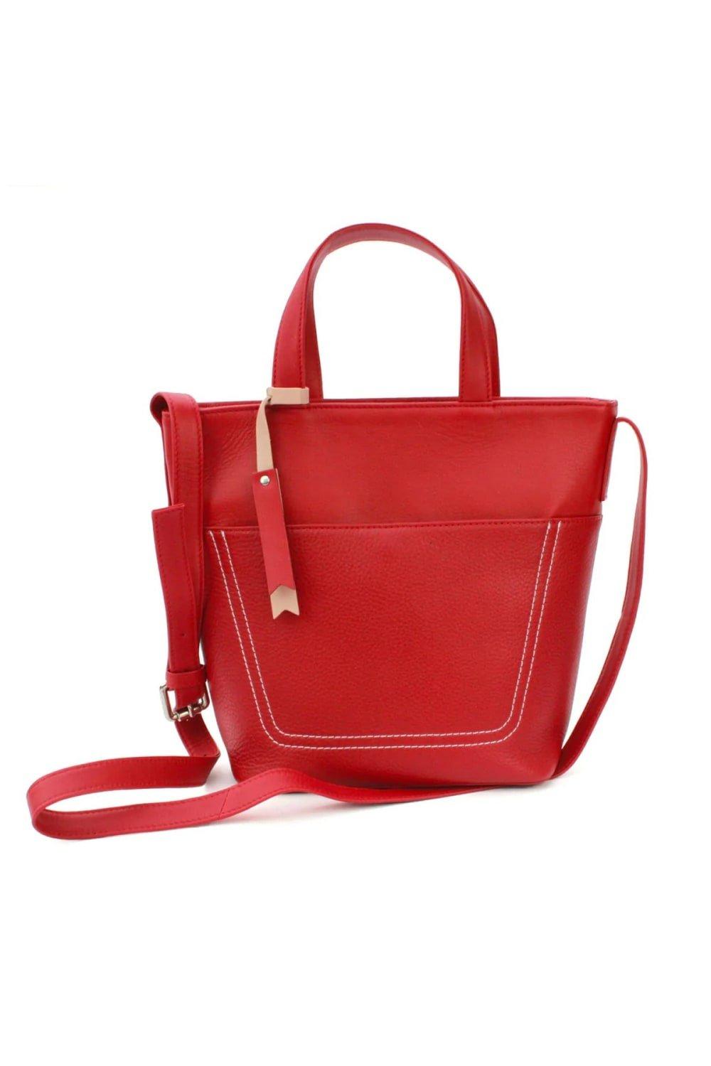 Кожаная сумочка Nadia Eastern Counties Leather, красный демисумочка с закругленным клапаном eastern counties leather красный