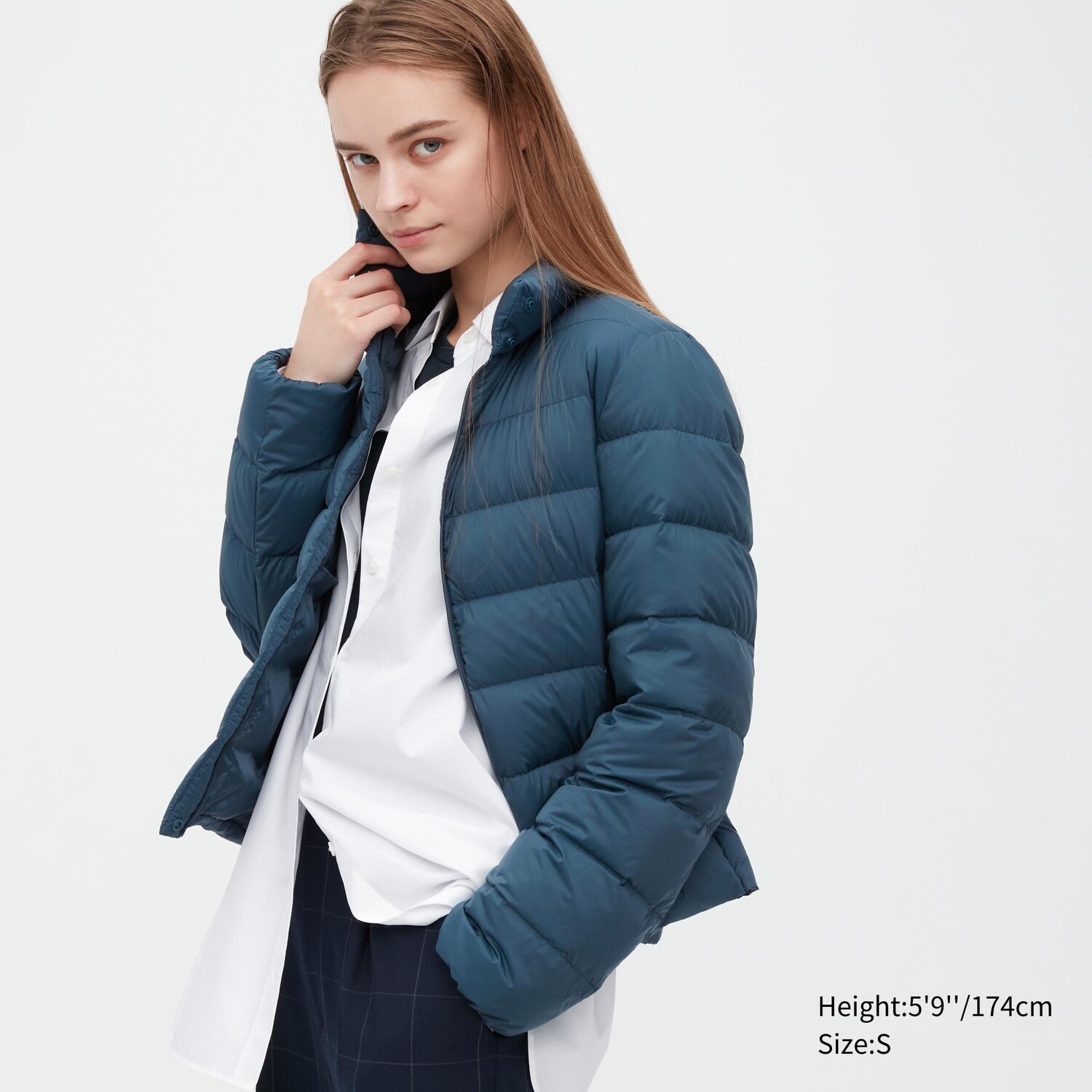 

Сверхлегкий пуховик UNIQLO, зеленый