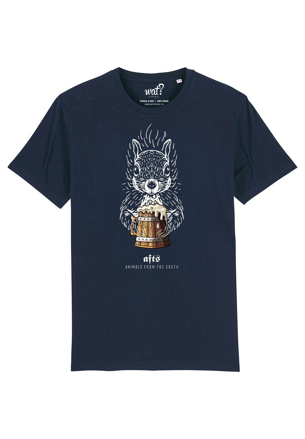 

Футболка с принтом [#AFTS] EICHHÖRNCHEN Watapparel, цвет french navy