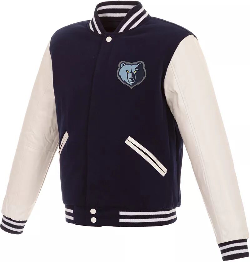цена Мужская темно-синяя университетская куртка Jh Design Memphis Grizzlies
