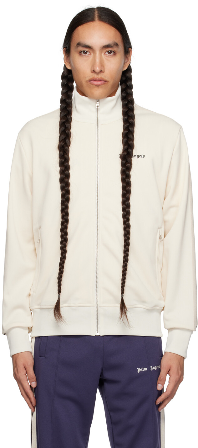 

Off-White спортивная куртка с вышивкой Palm Angels